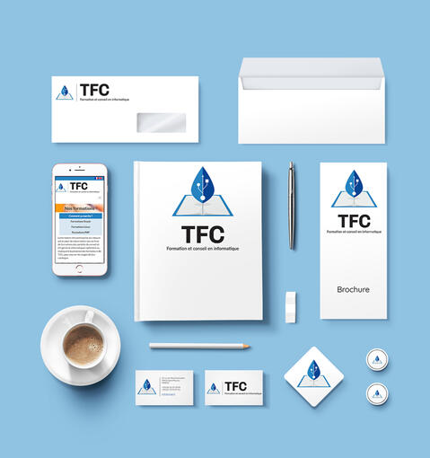 Création de l'identité visuelle de l'entreprise "TFC"
