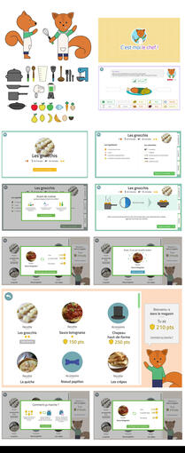 Création des interfaces UI de l'application "Nut Cracker"