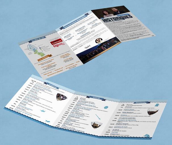 Brochure du programme de l'événement "Les Historiques"
