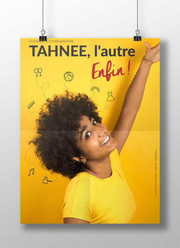 Affiche pour le spectacle de Tahnee