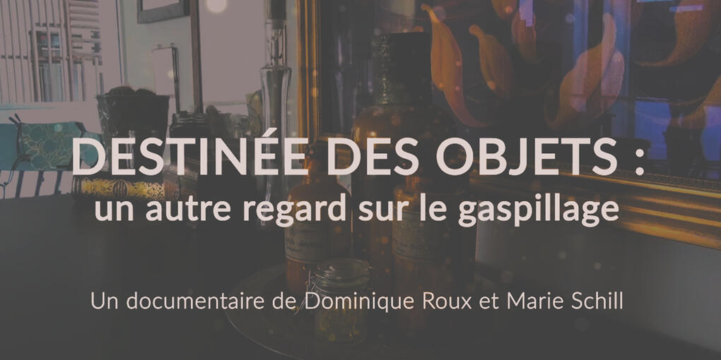 Réalisation & montage du documentaire "Destinée des objets, un autre regard sur le gaspillage"